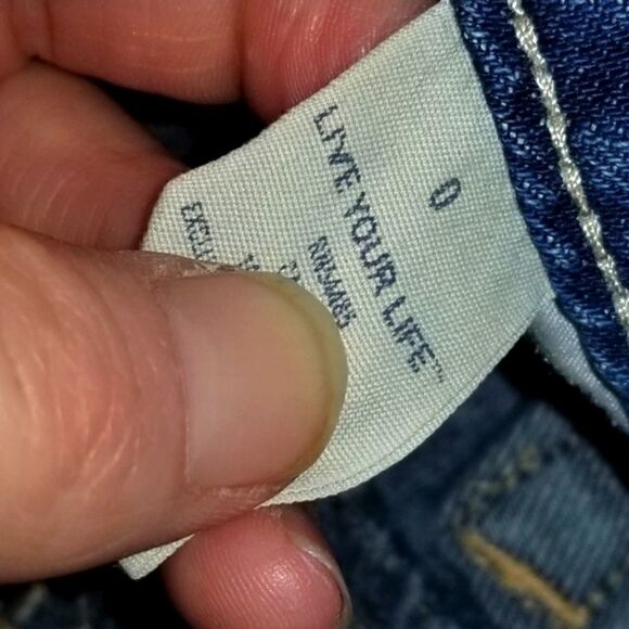 American Eagle Paint Splash Denim Shorts - Picture 3 of 8